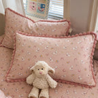 Pompom Edge Cartoon Pillowcase
