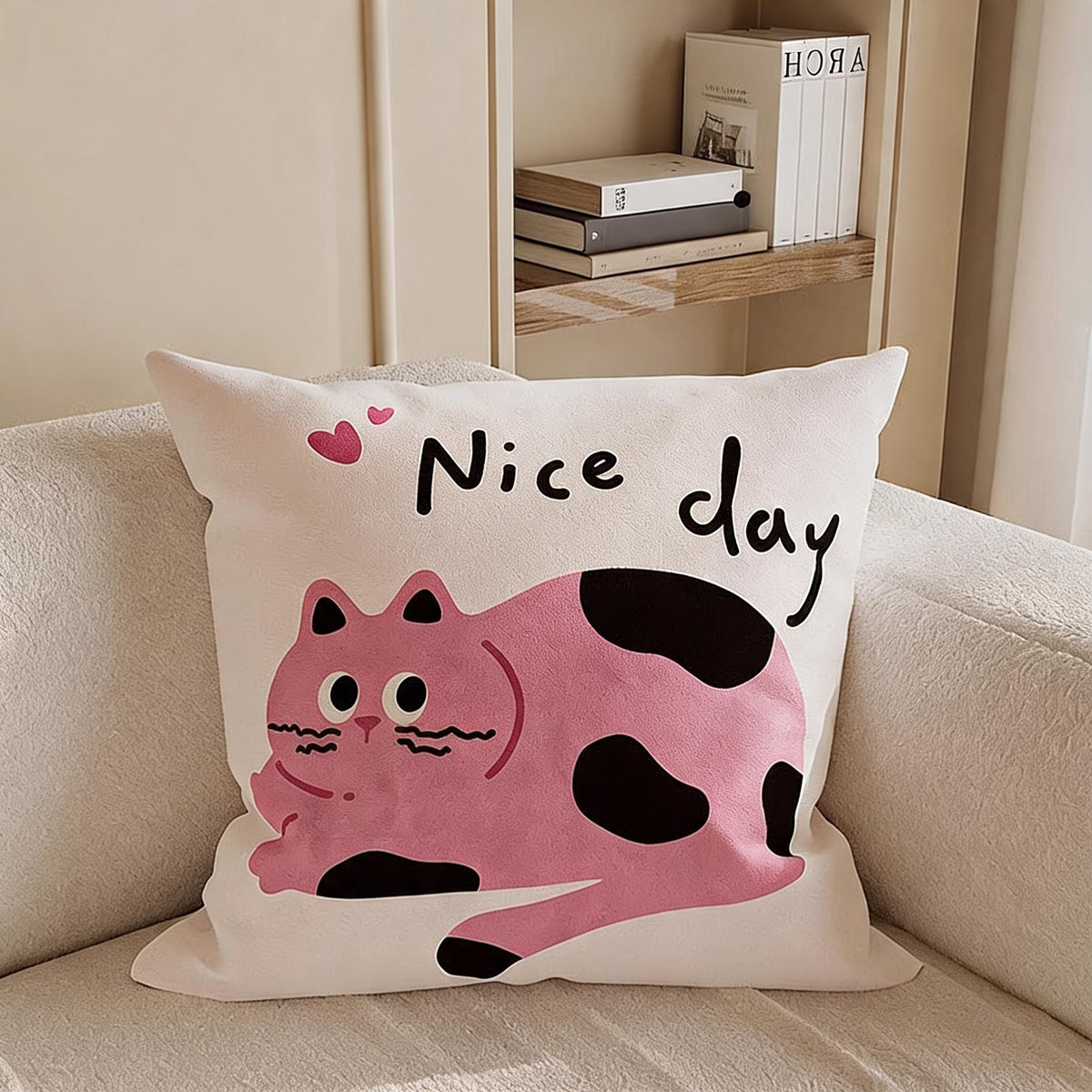 Cartoon Pet Throw Cushion – Cat Designs
