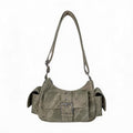 Cargo Pocket Slouchy Shoulder Bag