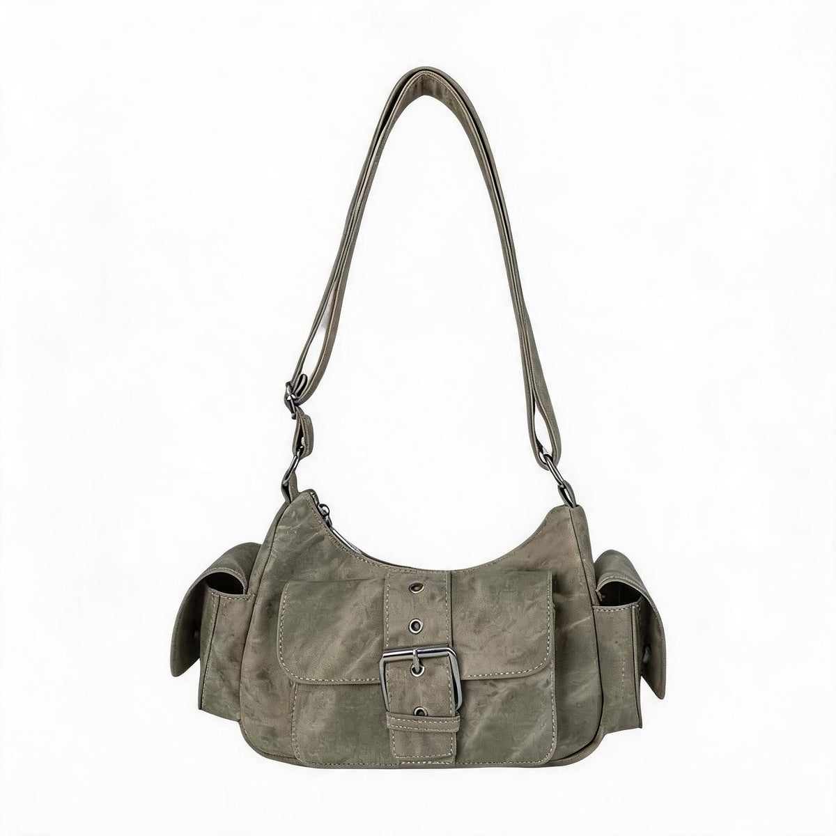 Cargo Pocket Slouchy Shoulder Bag