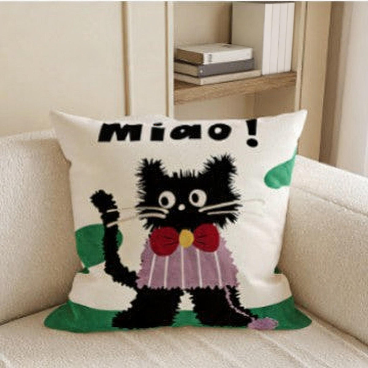 Cartoon Pet Throw Cushion – Cat Designs