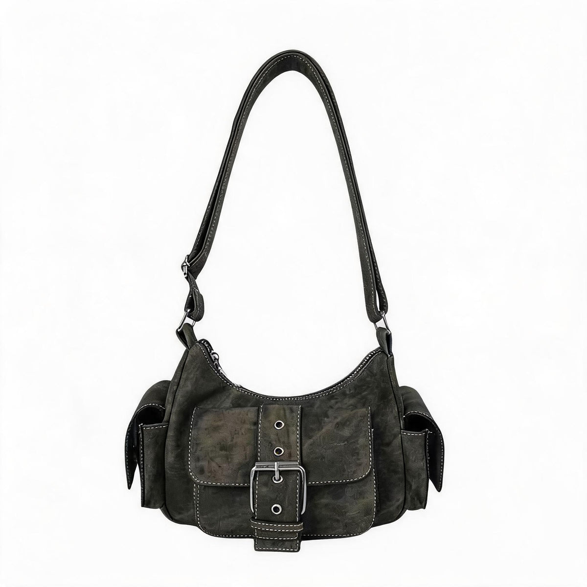 Cargo Pocket Slouchy Shoulder Bag
