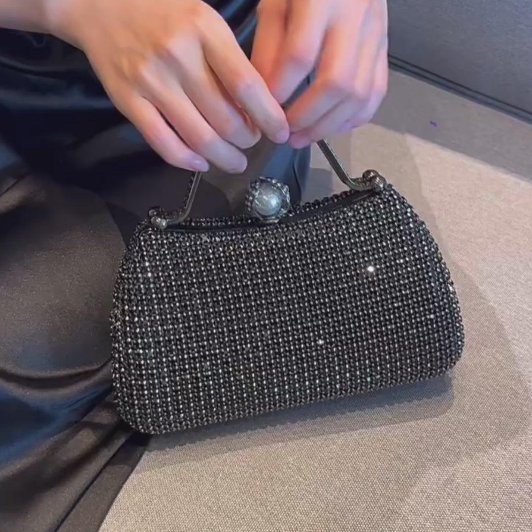 Light Luxury Diamond Evening Clutch