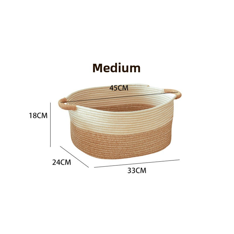 Nordic Cotton Rope Storage Basket - Modomu