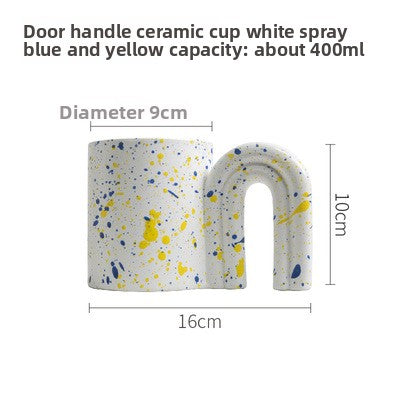 Ceramic Splash Ink Coffee Mug - Modomu